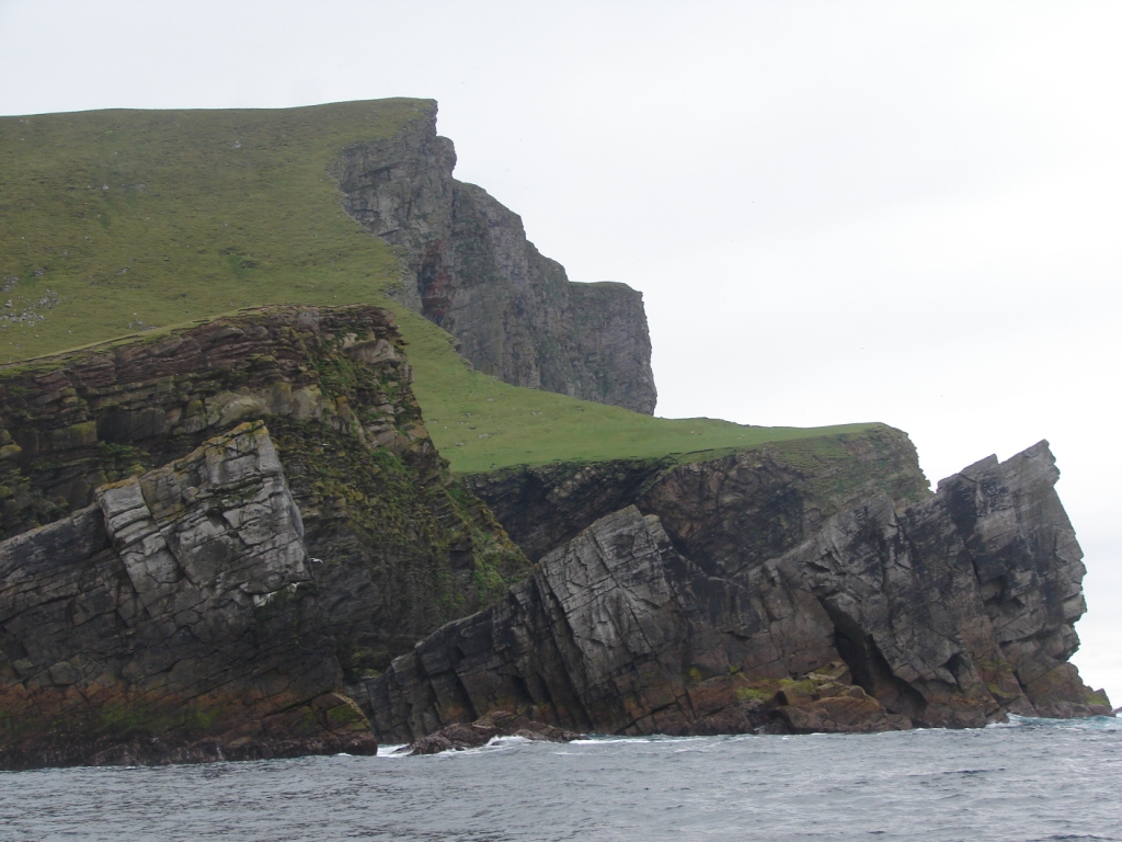 Cliffs of Foula by Painter Pete